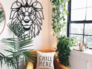 Lion Head Wall Art