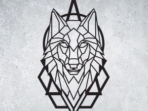 Wolves Face Wall Art