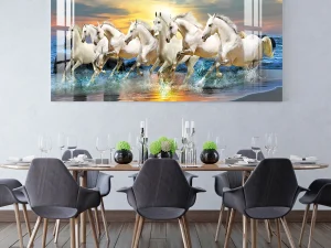 Horses of Good Luck Acrylic Wall Art